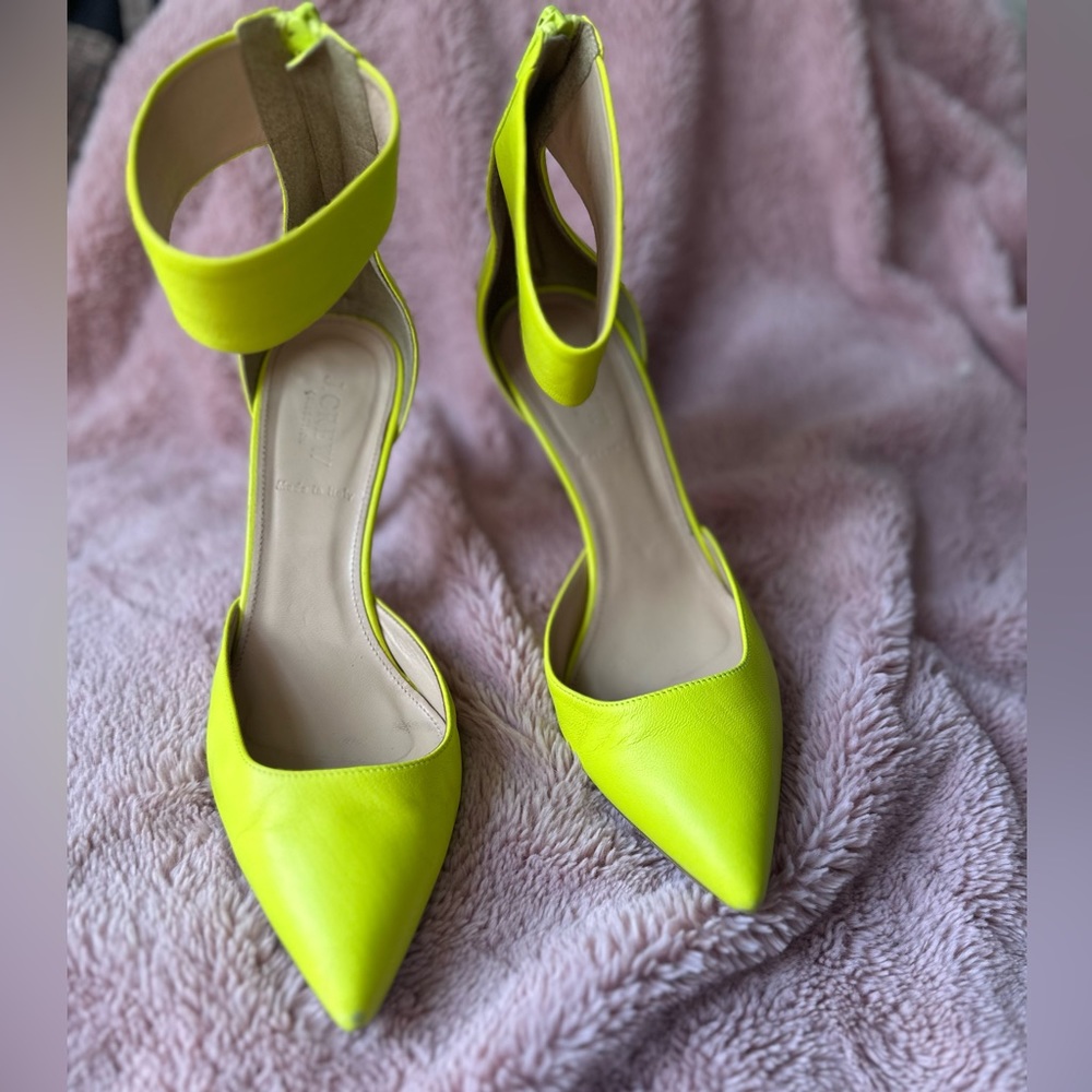 Jcrew neon heels